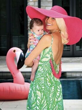 Lilly Pulitzer Allair Maxi Dress Toucan Green Open Back Tassel Resort S